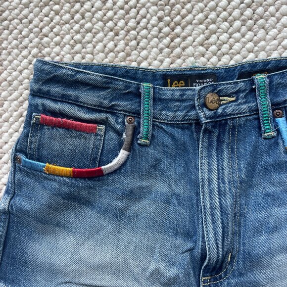 Lee High Rise Vintage Modern Cut Off Shorts - Picture 2 of 4